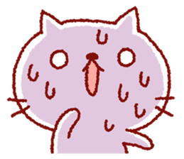 White cat Nekoko. sticker #9766570