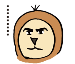 YURU MONKEY sticker #9766973