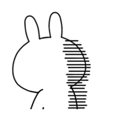 Edo rabbit sticker #9767666