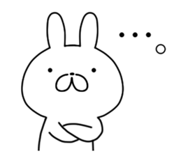 Edo rabbit sticker #9767673