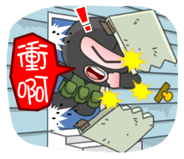 Festival Blessing-Taiwan Lovely Soldiers sticker #9767971