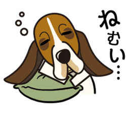 iinu - Basset Hound sticker #9768017
