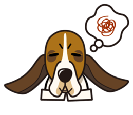 iinu - Basset Hound sticker #9768018