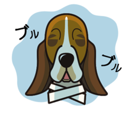iinu - Basset Hound sticker #9768020