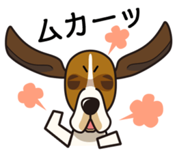 iinu - Basset Hound sticker #9768022