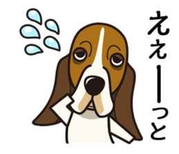 iinu - Basset Hound sticker #9768023