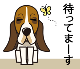 iinu - Basset Hound sticker #9768025