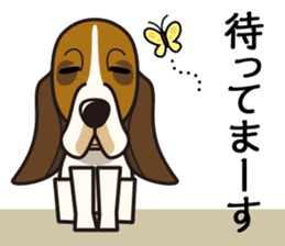 iinu - Basset Hound sticker #9768025