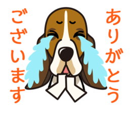 iinu - Basset Hound sticker #9768029
