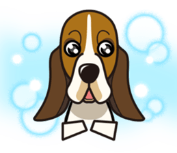 iinu - Basset Hound sticker #9768033