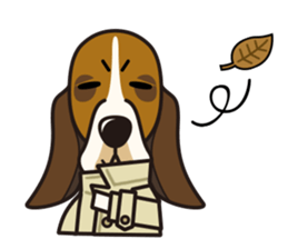 iinu - Basset Hound sticker #9768034