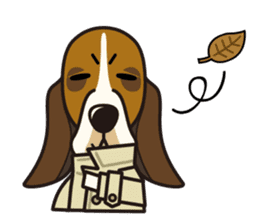 iinu - Basset Hound sticker #9768034