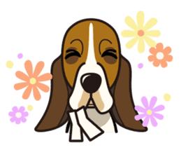 iinu - Basset Hound sticker #9768036