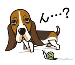 iinu - Basset Hound sticker #9768042
