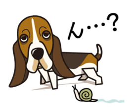 iinu - Basset Hound sticker #9768042