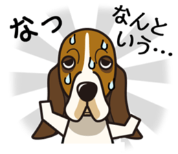 iinu - Basset Hound sticker #9768049