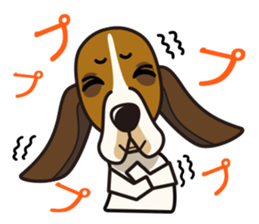 iinu - Basset Hound sticker #9768050