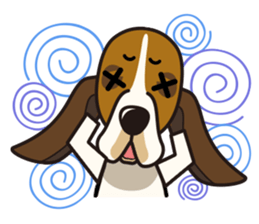iinu - Basset Hound sticker #9768052