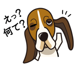 iinu - Basset Hound sticker #9768055