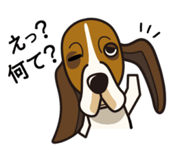 iinu - Basset Hound sticker #9768055