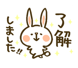 chocotto usagi sticker #9768416