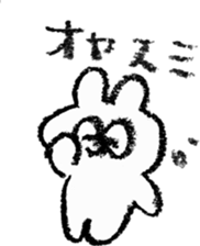 pretty crayon animal sticker #9768507