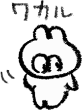 pretty crayon animal sticker #9768511