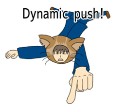 Cat salaryman2(English version) sticker #9768697