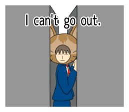 Cat salaryman2(English version) sticker #9768703