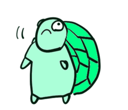 Cute turtles sticker #9768937
