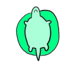 Cute turtles sticker #9768953