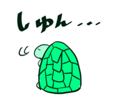 Cute turtles sticker #9768964