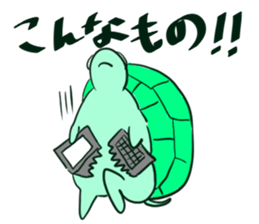 Cute turtles sticker #9768970