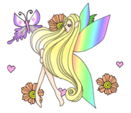 Butterfly-fairy sticker #9768978