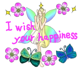 Butterfly-fairy sticker #9768986