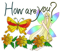 Butterfly-fairy sticker #9768988