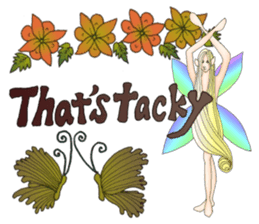 Butterfly-fairy sticker #9769015