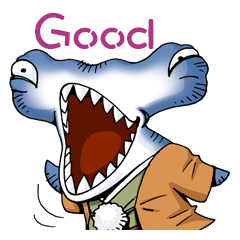 Master hammerhead sticker