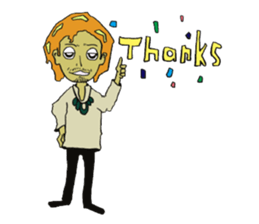 Mr,Hiroshi and Daruma sticker #9769300