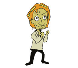 Mr,Hiroshi and Daruma sticker #9769313