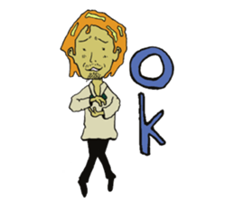 Mr,Hiroshi and Daruma sticker #9769322