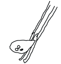 Surprised ghost and snowy district Corgi sticker #9770077