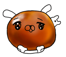 The Sweet Red Bean Bun Rabbit sticker #9770784