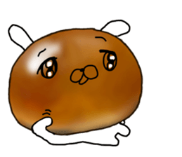 The Sweet Red Bean Bun Rabbit sticker #9770791