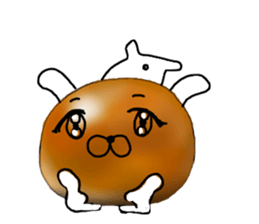 The Sweet Red Bean Bun Rabbit sticker #9770810