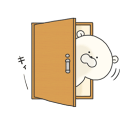 KUMAMOTCHI5-Cute White Bear sticker #9771817