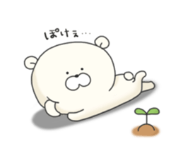KUMAMOTCHI5-Cute White Bear sticker #9771827