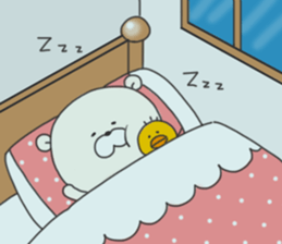 KUMAMOTCHI5-Cute White Bear sticker #9771855