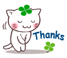 Cats & Clover 3(English) sticker #9772057