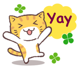 Cats & Clover 3(English) sticker #9772058